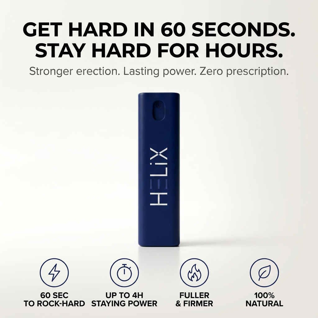 HELIX® Spray — Harder erections. Lasting control. Zero pills.