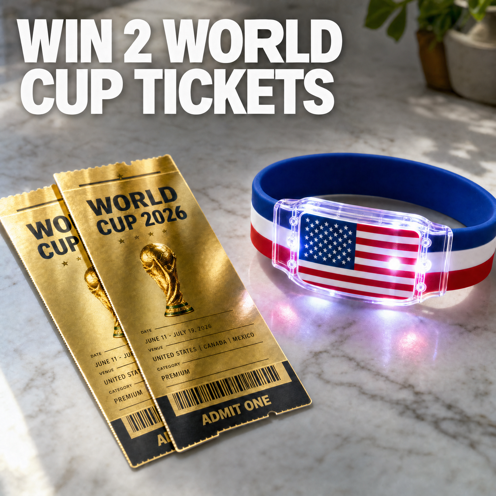 Light up your colors. Win 2 seats at the Final.